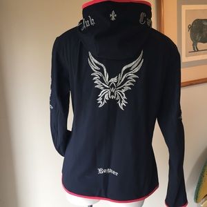 Bogner soft shell hooded jacket. Size L